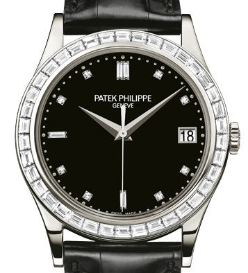 Review Buy Patek Philippe Calatrava Platinum 5298P-010 replicas watch - Click Image to Close